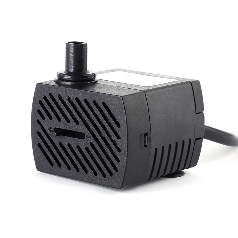 Ultra-quiet Durable AC 220V 5W Water Pump EU Plug Rate Aquarium Waterproof Pump Mini Air Fish Pond Tank Submersible Water Pump