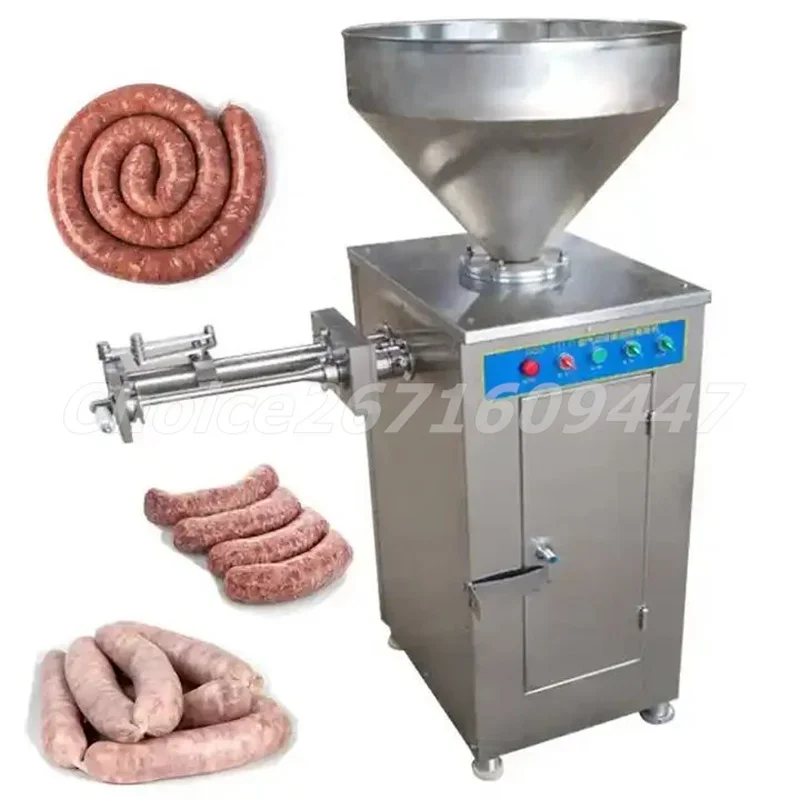 

High Quality Meat Filling Stuffer Automatic Sausage Filling Twisting Stuffer Pneumatic Stuffer Electric Sausage Filler Machine