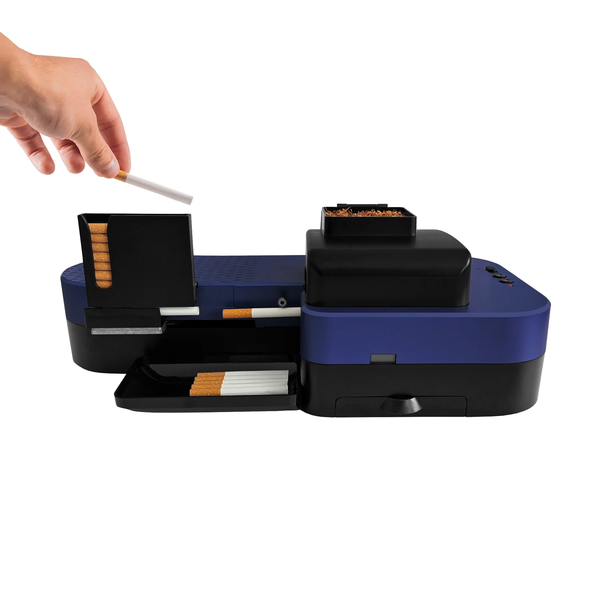 TLF Panamagica 2 ماكينة لف كهربائية أوتوماتيكية بالكامل للاستخدام المنزلي لتدحرج عشرة أنابيب السجائر تصفية التبغ لمرة واحدة