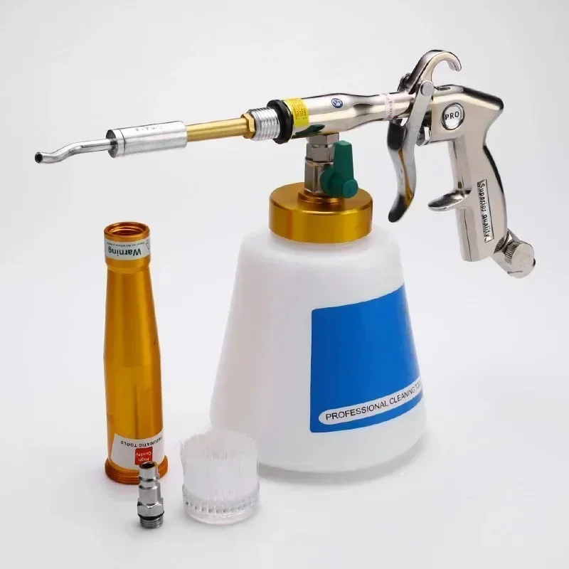 Tornador Cleaning Gun Auto Interior Dry Cleaning Machine with Foam Washer Brush Cockpit Care for Automotive