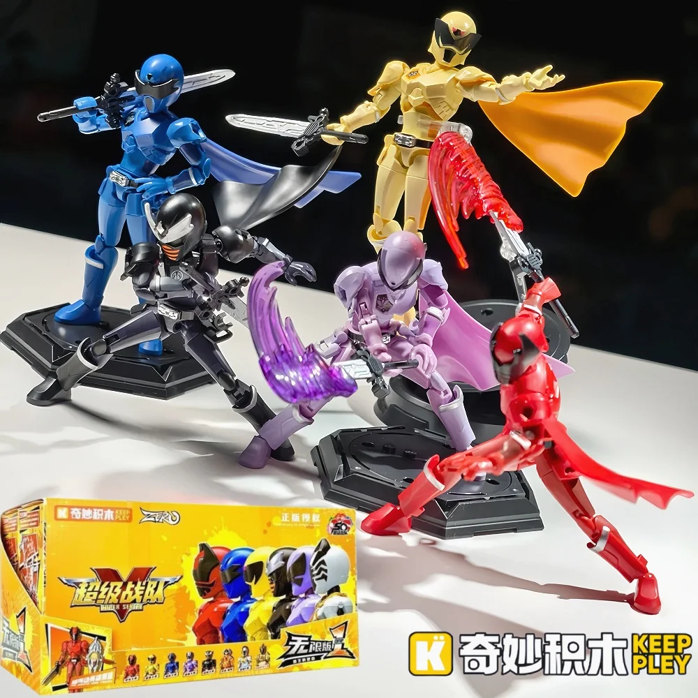 

Распродажа: Оригинальная аниме-фигурка Keeppley Super Unlimited Edition Vol.1 Kaitou Sentai Lupinranger, игрушка-сюрприз (Blind Box), подарки