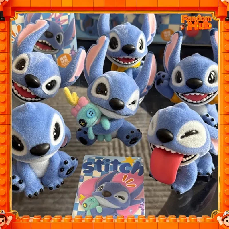 

Новинка 2025 года, оригинальная серия Disney Stitch Mao Mao Adventure, слепая коробка, орнамент, фигурка, стежка, настольный орнамент, коллекция игрушек в подарок