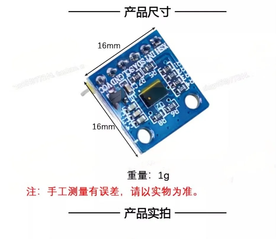 ATK-VL53L0X Laser Ranging Module (ToF) Time-of-Flight Ranging Sensor Module, Blue, Brand New