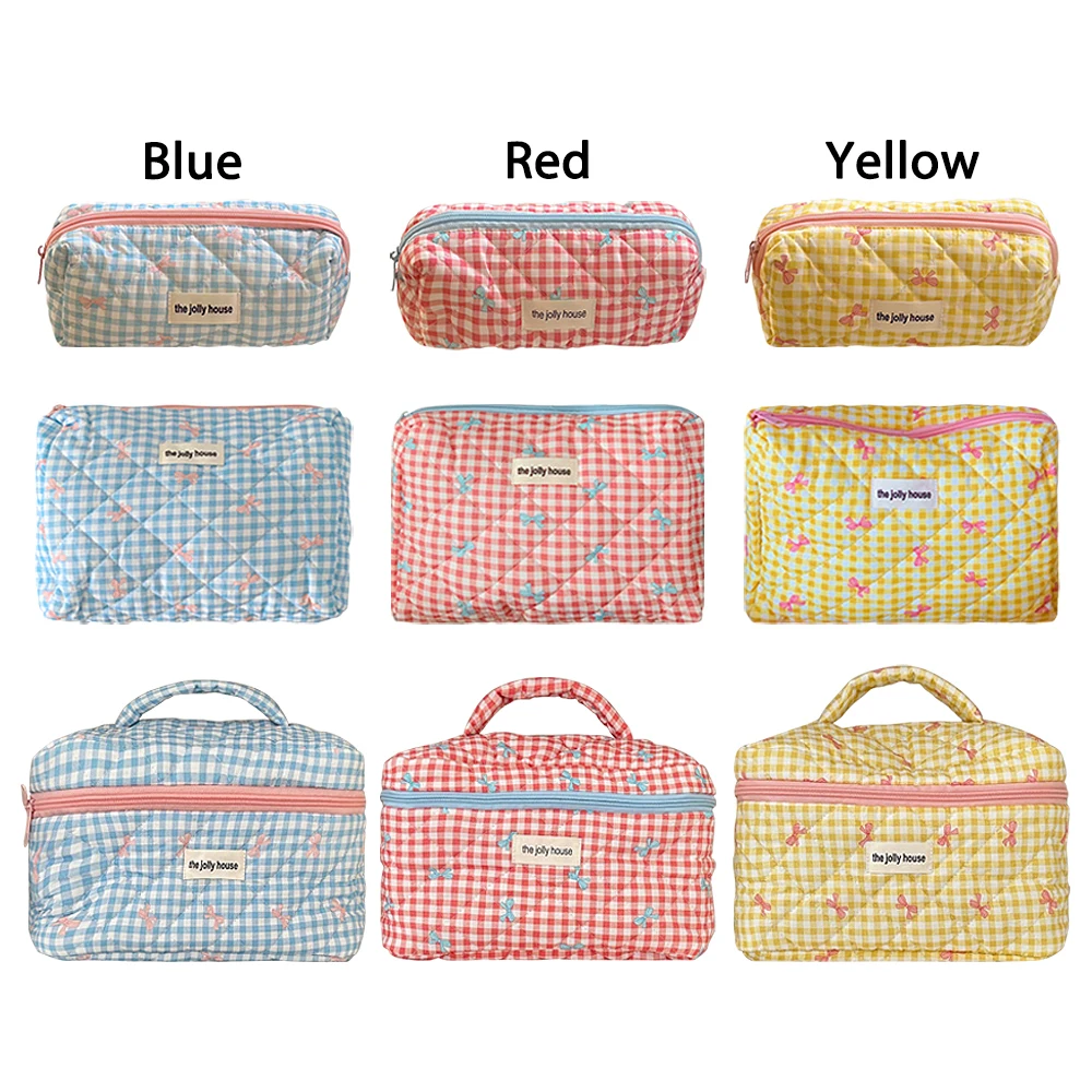 Floral Patterned Medium-sized Cosmetic Bag For Skincare Products Portable Travel Organizer Makeup Bag Small items storage bag