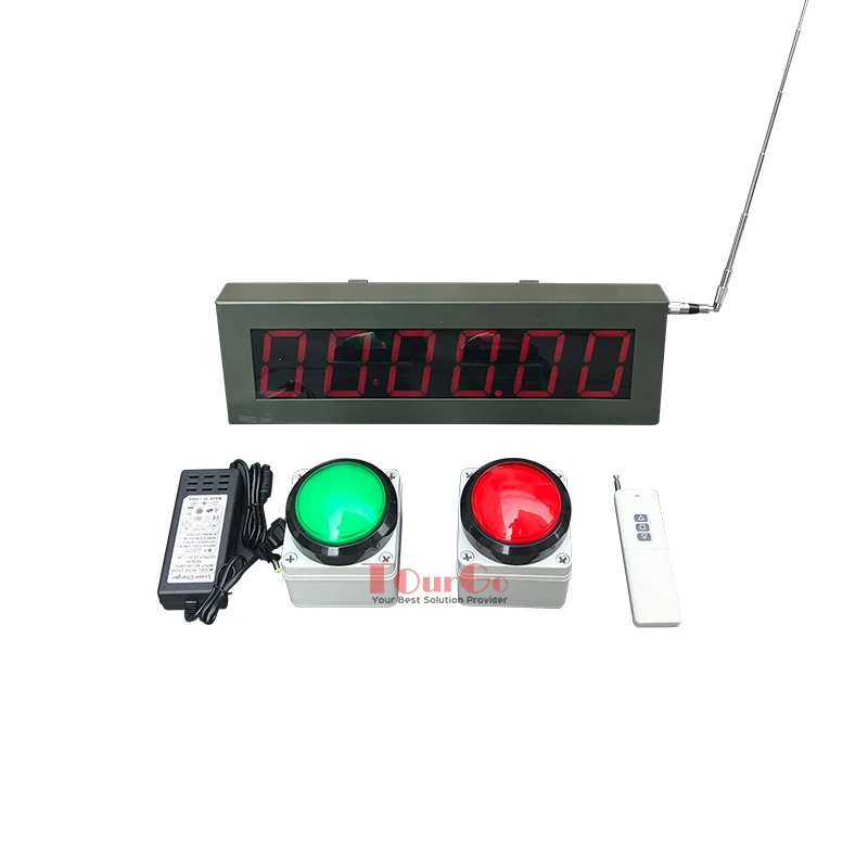 

Portable 6 Digital LED Crossfit Interval Gym Training Timer for Ninja Warrior Course