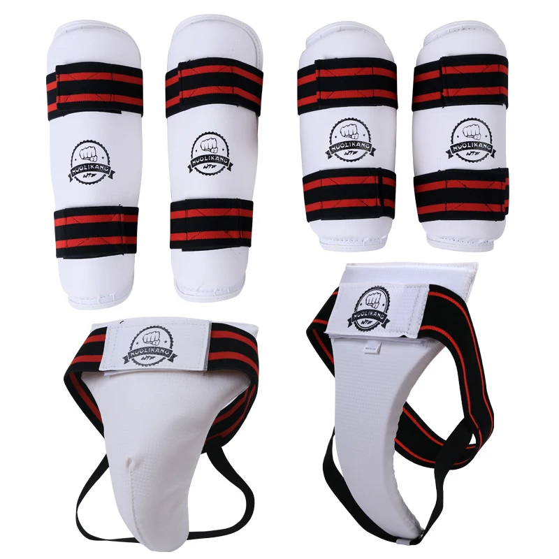 Taekwondo Protective Helmet, Face Shield, Chest Plate, Arm Shin Crotch, Hand and Foot Guards, Daily Training Protector