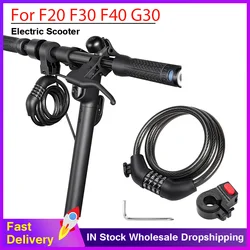 Anti-theft Chain Lock 4 Digit Password Cable Locks Electric Scooter for Ninebot F20 F30 F40 for Zero 8X 10X 11X for Dualtron 1 2