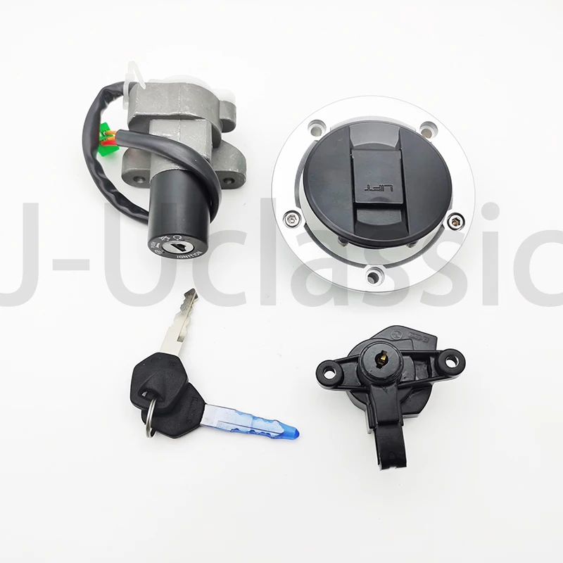 

Motorcycle Ignition Switch Lock Key Fuel Tank Cap Fuel Gas Cap Tank Cover Lock For Suzuki HJ EN150-A EN125-3F EN125-3A 3E EN150