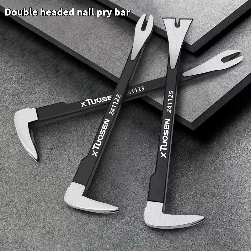 Multi Functional Nail Remover Pry Stick Woodworking Dismantling Tool Wall Cement Nail Remover Cannon Nail Remover