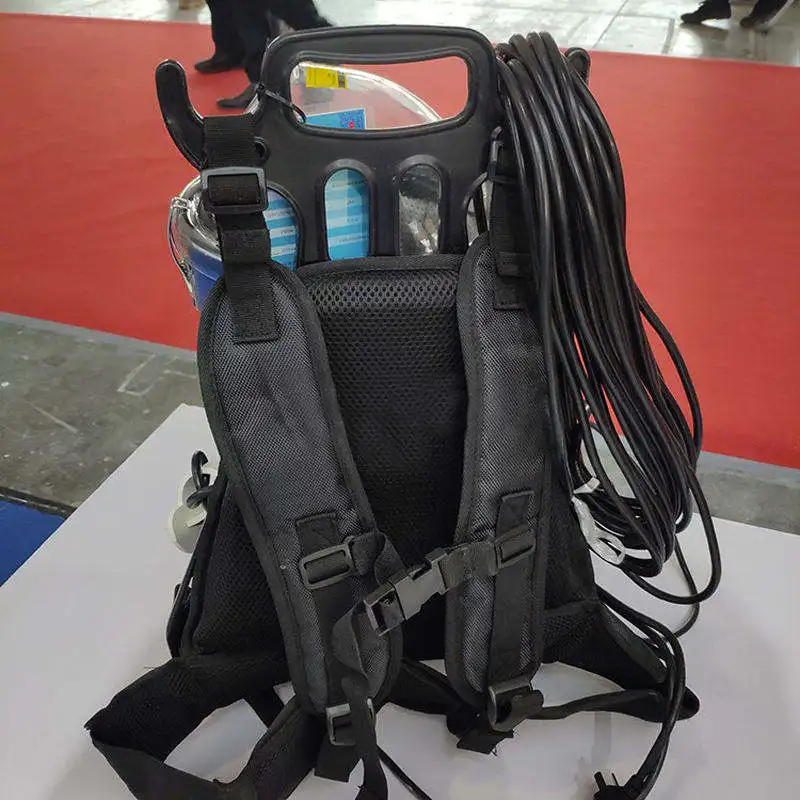 4L Blue Backpack Vacuum Cleaner Electric Handheld Functions Car Industrial Business Hotel Use Upright