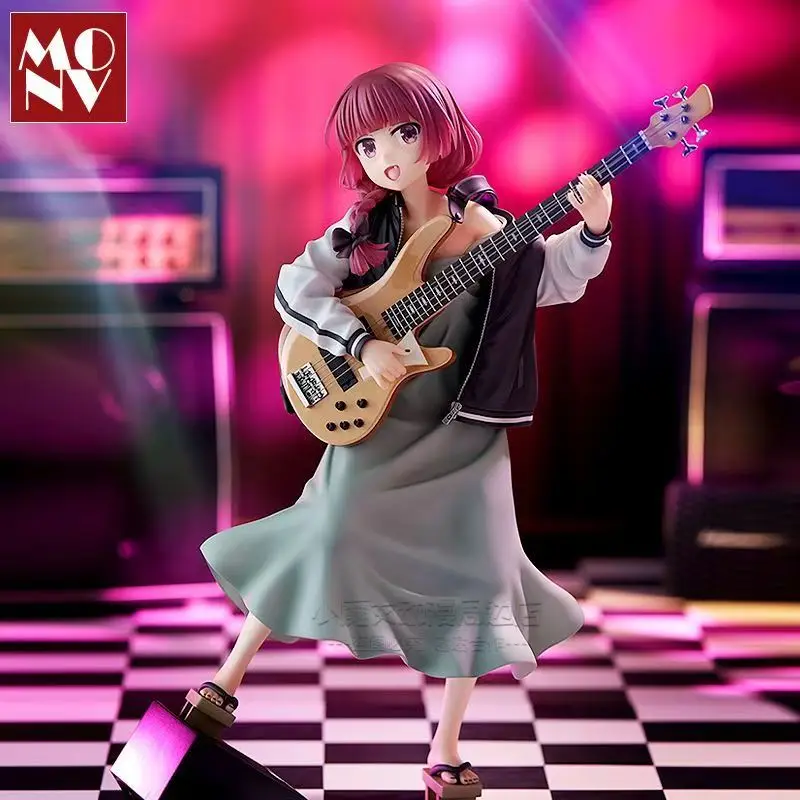 Anime Figures Kita Ikuyo Red Girl Guitar PVC Model Collection Doll Tosy for Kids Girl Action Figure Gift Christmas Decor