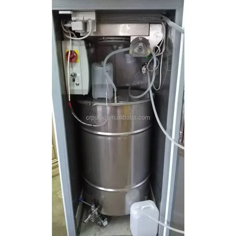 ปั๊มเพอริสตอลติก DC 12V เกรดอาหาร ตัวเครื่องใส พร้อมตัวหนีบสแตนเลส สำหรับเครื่องจำหน่ายนม ขายตรงจากโรงงาน