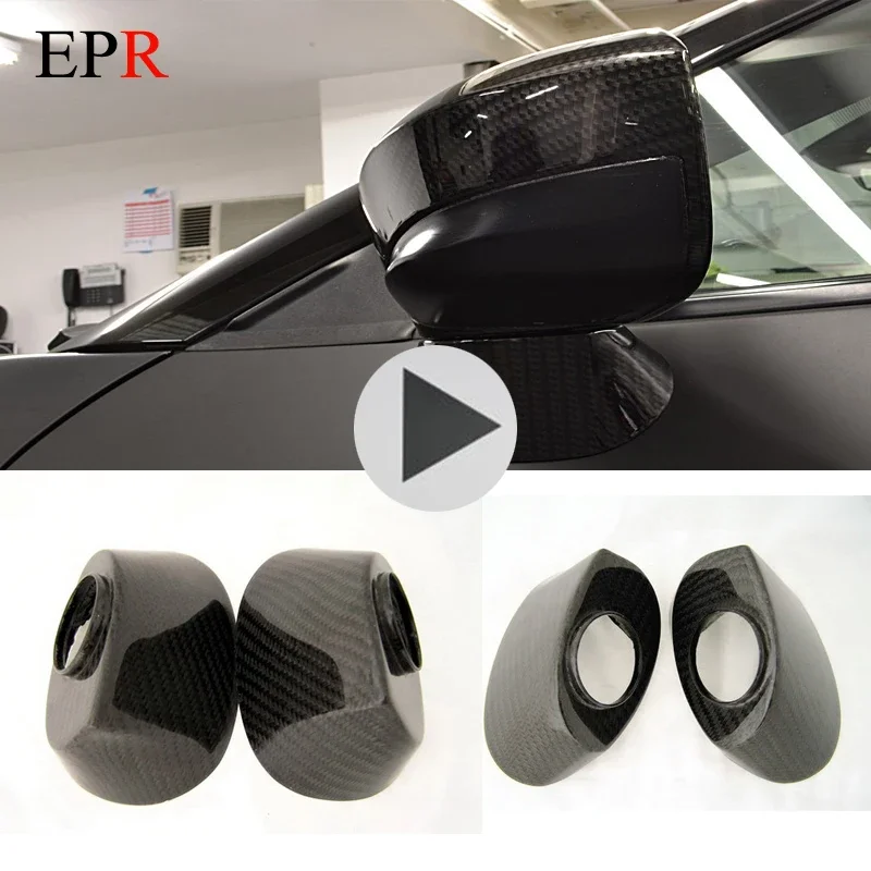 

Car Styling For Nissan R35 GTR OEM Carbon Fiber Side Mirror Base Stand 2pcs