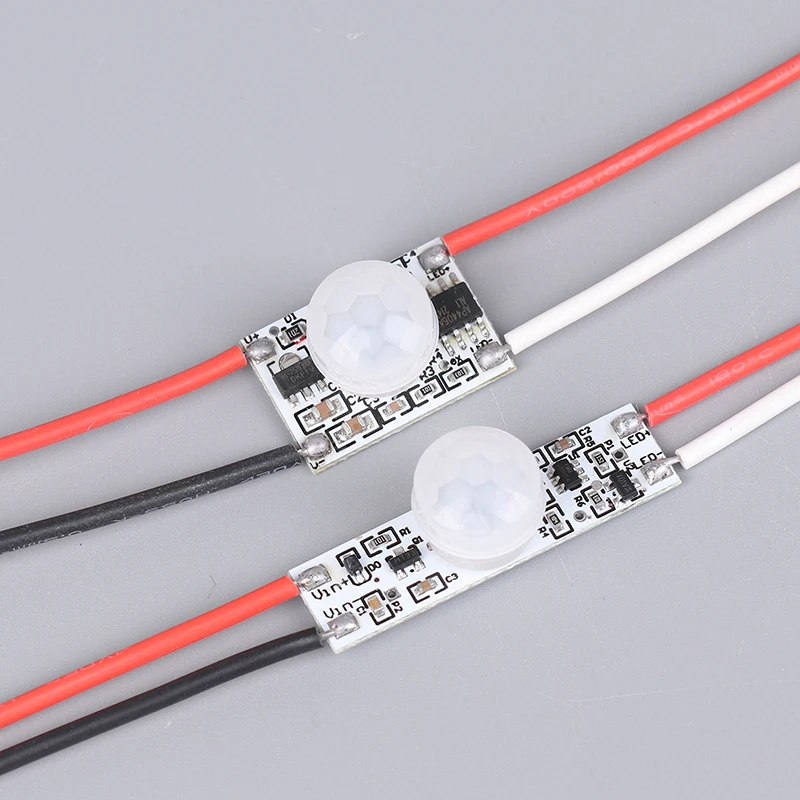 PIR Infrared Motion Sensor Switch 5V-24V PIR Motion Sensor DC Movement Detector Timer Automatic ON OFF For LED Strip