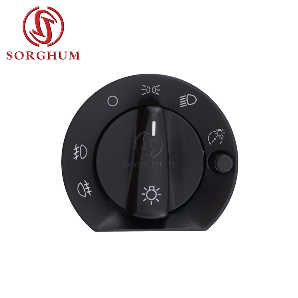 SORGHUM Headlight Head lamp Styling Car Headlight Lamp Fog Control Switch  For VW Santana 3000 4000 33D941531 Car Accessories