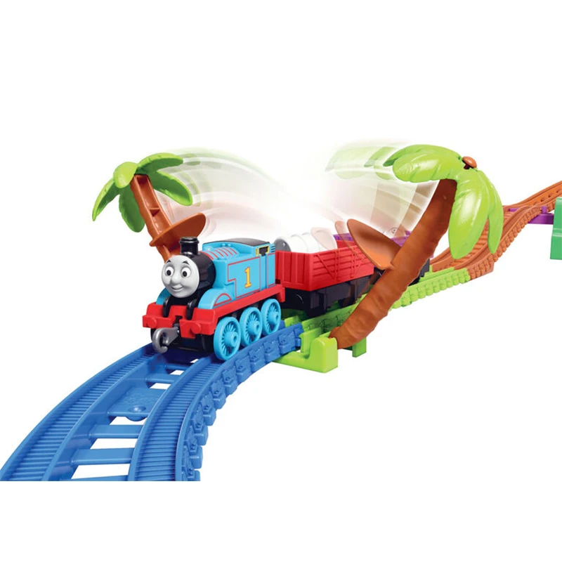 Thomas & Friends Track Master Thomas & Nia Cargo Delivery Diecast Toy, Train and Track Haulage Playset, Cadeaux d'anniversaire pour enfants