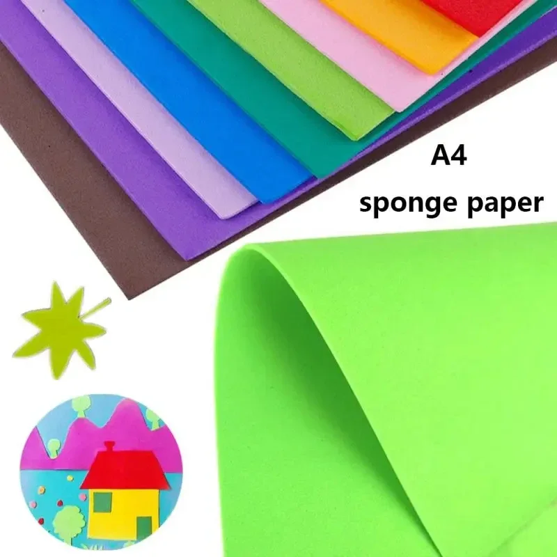 5-10pcs of Thickness 2mm A4 Foam Sheets in 13Colors for Crafts Projects Classrooms DIY Projects Back to School Supplies Art Clas