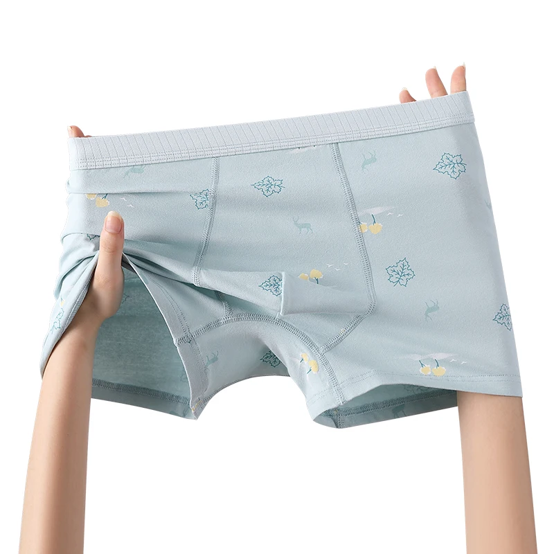 3Pcs Fashion Cotton Man Boxer Breathable Sexy Men Unerderwear Sports Shorts Men's Square Panties Short Pants and Shorts Boxers