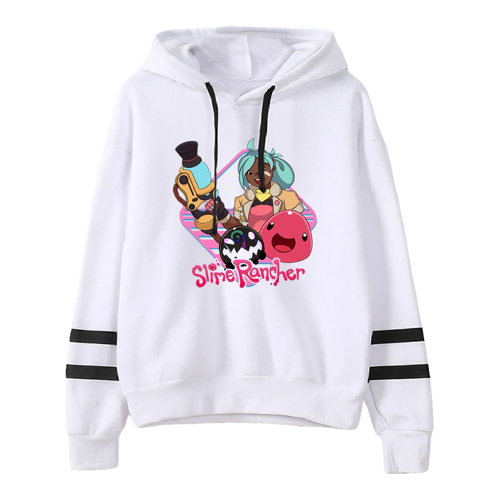 Slime Rancher Hoodie Unisex Pocketless Sleeve Women Men's Sweatshirt Harajuku Streetwear Simulation Game  Clothes Plus Size