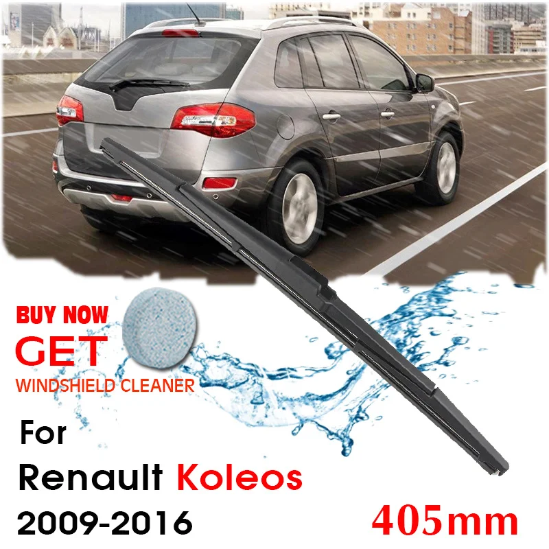

Car Wiper Blade Rear Back Window Windscreen Windshield Wipers For Renault Koleos Hatchback 405 mm 2009-2016 Auto Accessories