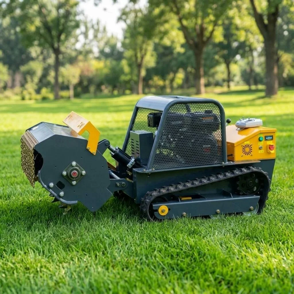 Multifunctional  Crawler Lawn Mower Robotic Grass Trimmer Suitable for Hillside Weeding Jobs