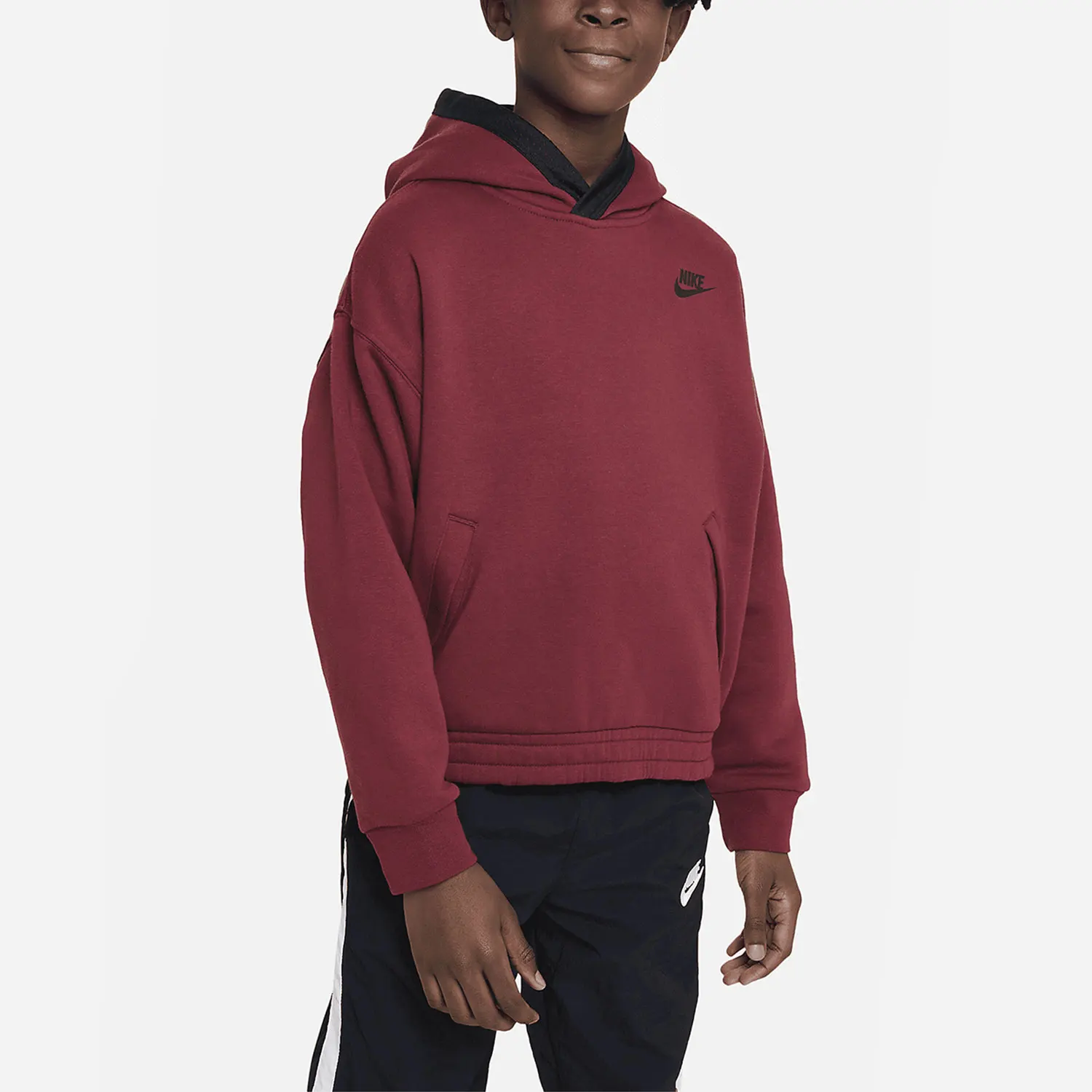 

Оригинальная толстовка Nike для детей старшего возраста с капюшоном и длинными рукавами DX5518-677