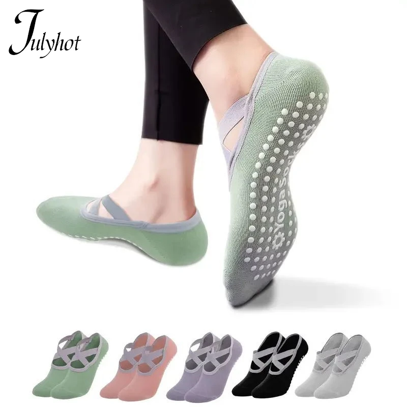 

Professional Non-slip Silicone Yoga Socks Indoor Fitness Dancing Beginner Pilates Sports Socks