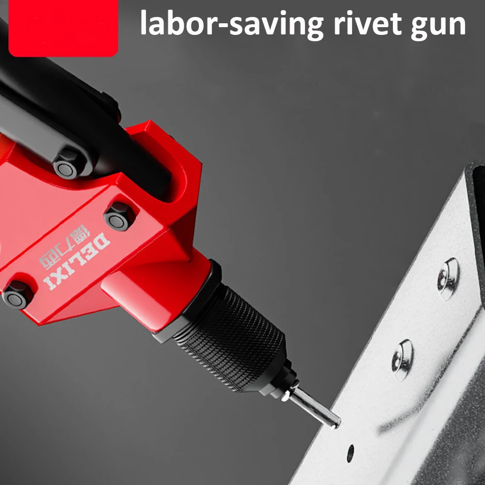 Heavy Duty Liga Aço Rivet Gun Variedade Kit, abridor de furos manual, Grab Núcleo Pull, Artefato Pull, Industrial Rivet Gun Ferramentas