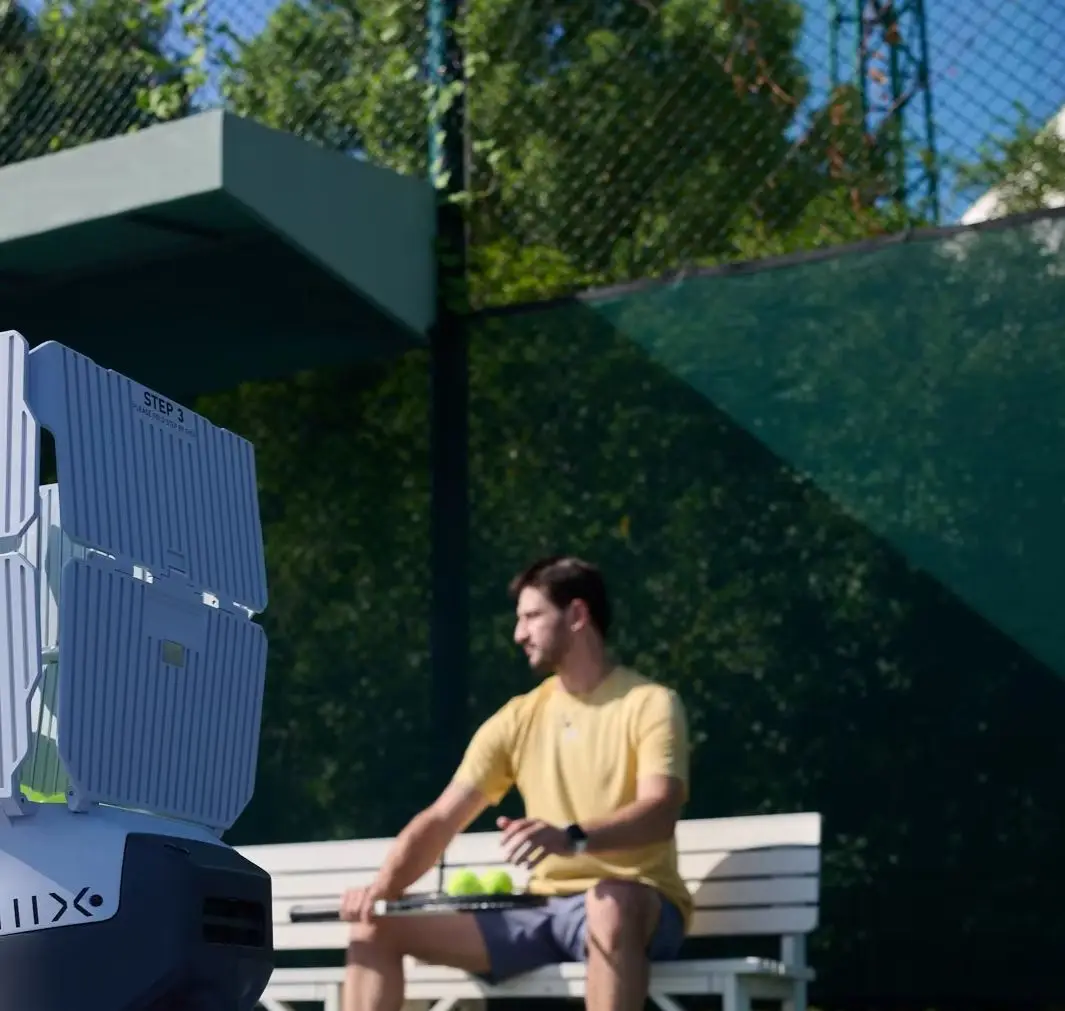 Professional Tenniix Tennis Ball Machine AI Coach Voice-Control Training Portable Tennis Ball Launch Training Shooting Machine