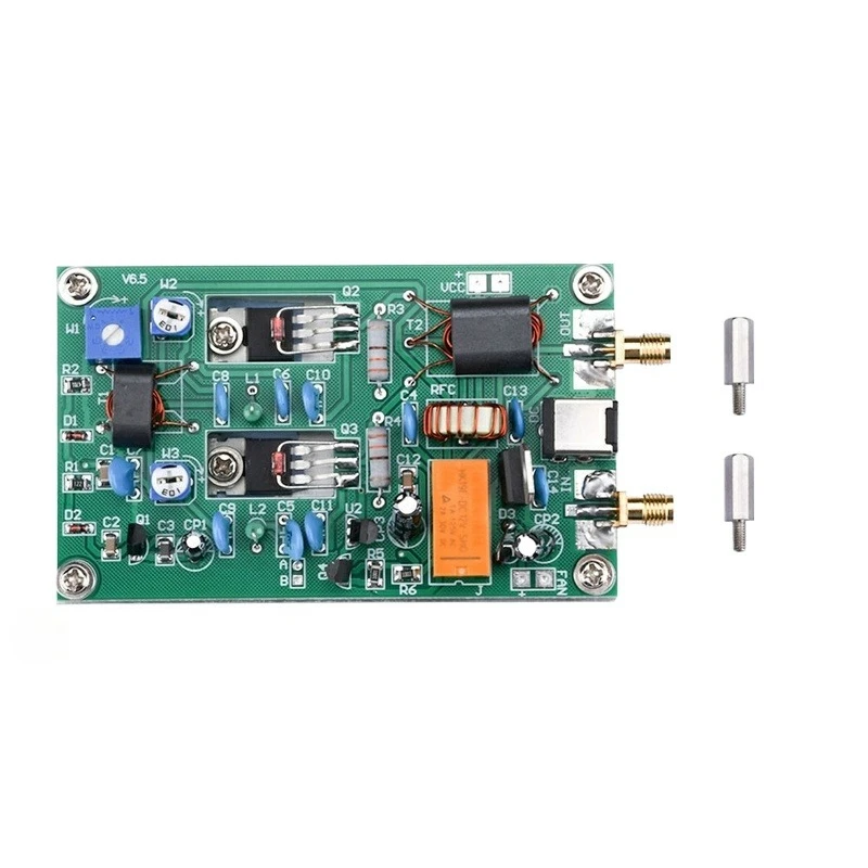 30W shortwave power amplifier board CW SSB linear high-frequency power amplifier DC5.5X2.1 interface finished board