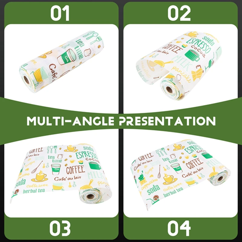 PTST Multi-Function Drawer Shelf Liner Foam Paper For Kitchen Cabinets,Refrigerator,Drawers,Cabinets(12 X 196Inch)