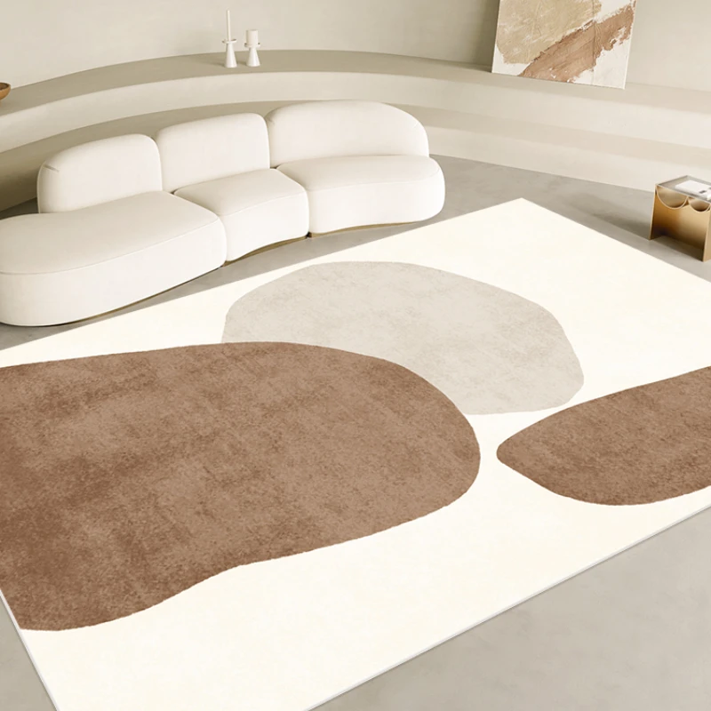 

Modern Carpet Living Room Large Area Luxury Minimalist Nordic Bedroom IG Decoration Rug Warm Color Easy To Clean Floor Mat