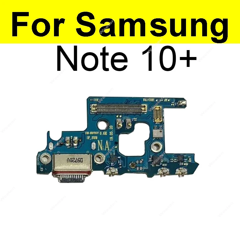 Carte de port de charge USB pour Samsung Galaxy Note 10 Lite Note 10 + Plus N976 N976F N976U, pièces de connecteur de prise de charge USB