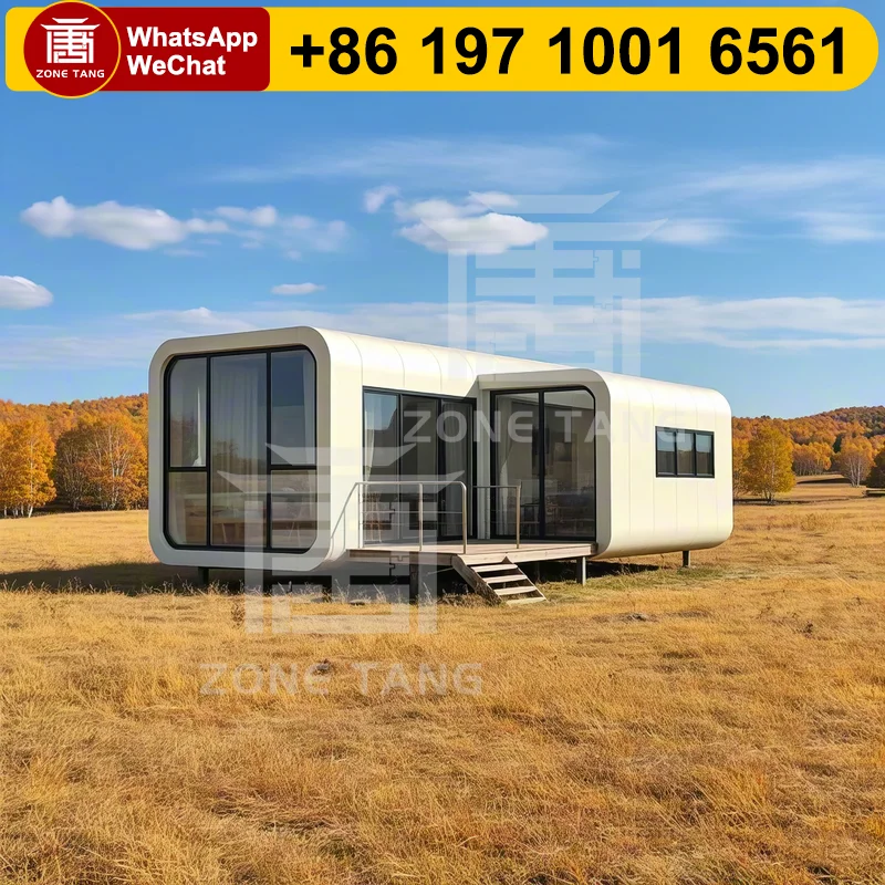 العزل الساخن الجاهز عطلة المنزل عالية الجودة المعيشة كبسولة المنازل تخصيص تصميم وحدات المنزل كله الفاخرة الحديثة