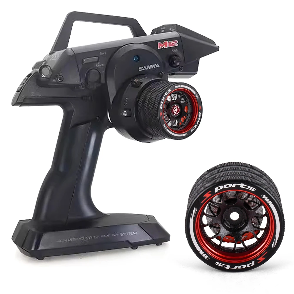 9IMOD Remote Control Metal Handwheel Aluminum RC Hand Wheel For FLYSKY/FUTABA/SANWA/WFLY Series Steering Wheel