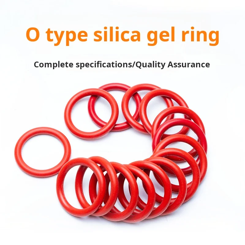 

For Seal ring O Ring silicone outer diameter 10-400mm thickness 3mm Red silicon white silicon wear-resistant