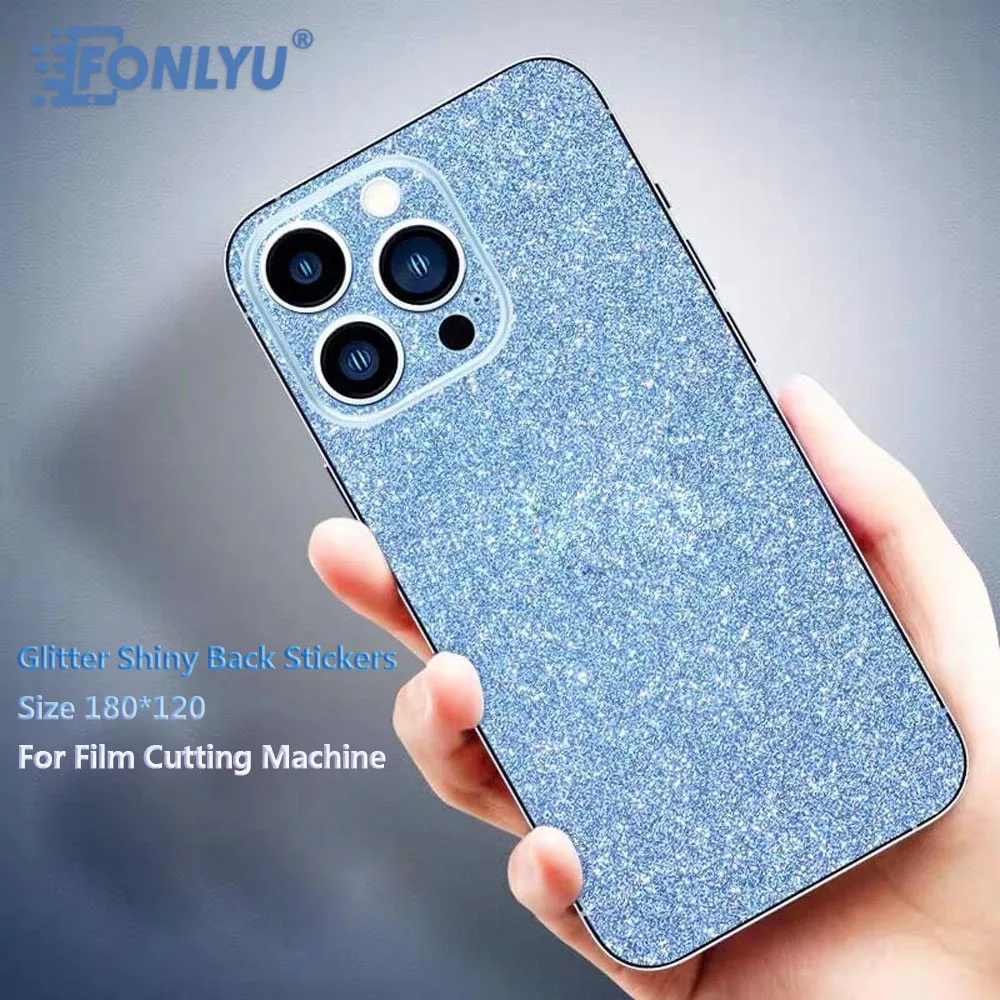 

New Glitter Flash Diamond Back Film Phone Protector Back Stickers Decorative Film For Any Intelligent Cutting Machine Unlocked