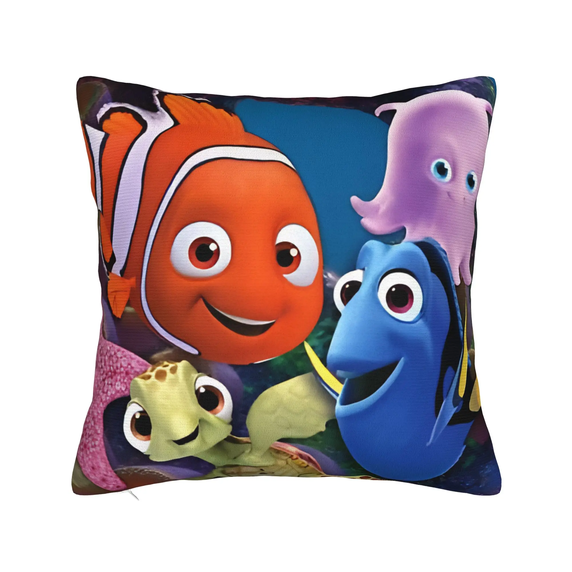 Finding Dorys Nemos Pillowcase Polyester Cushion Cover Gift  Pillow Case Cover Bed Zippered 18'