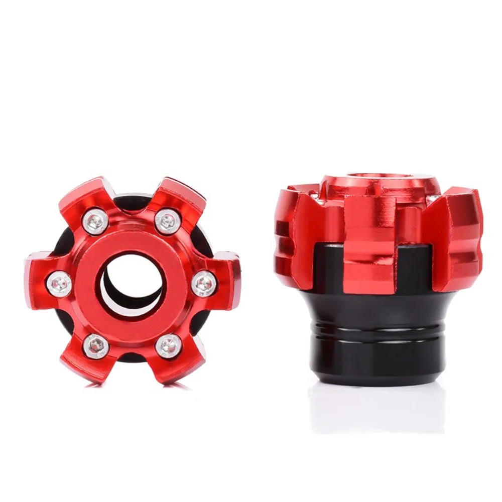 

Aluminum Alloy Motorcycle Axle Cap Universal Fit Anti Fall Front Suspension Protection Cup Detachable Shock Absorbing