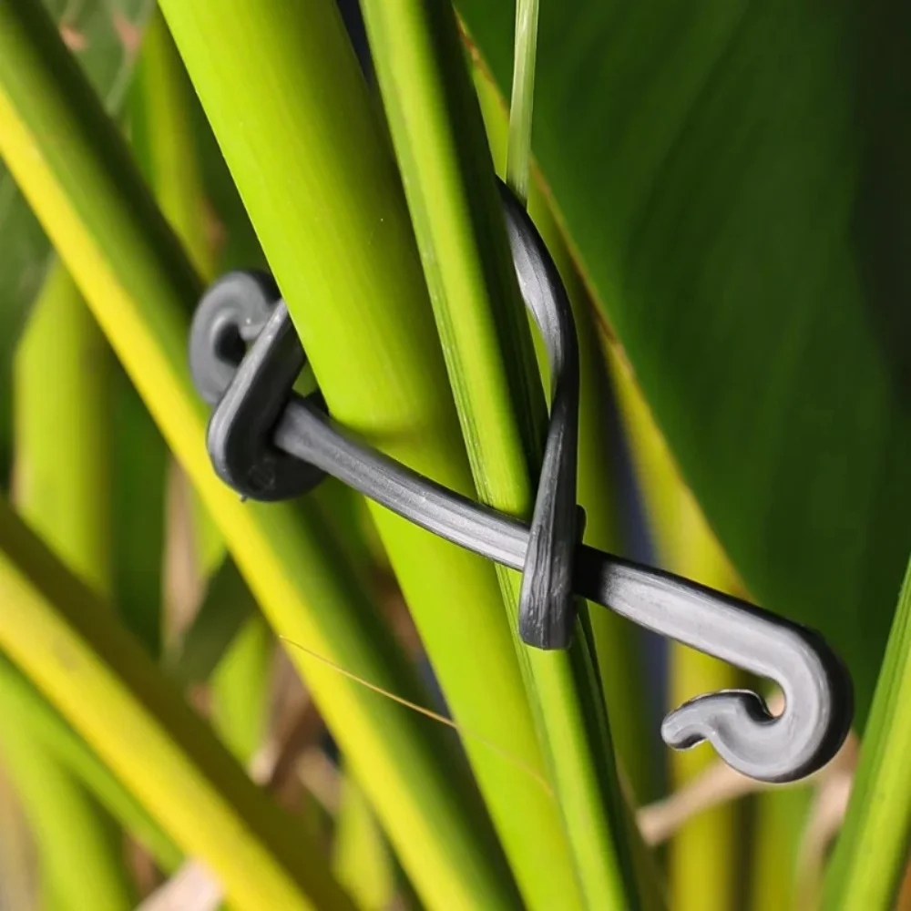 50/200/300Pcs Plant Vine Binding Clip Garden Plants Fixed Clip Buckles Tomato Vegetable Grape Support Vine Clip Fixed Plant