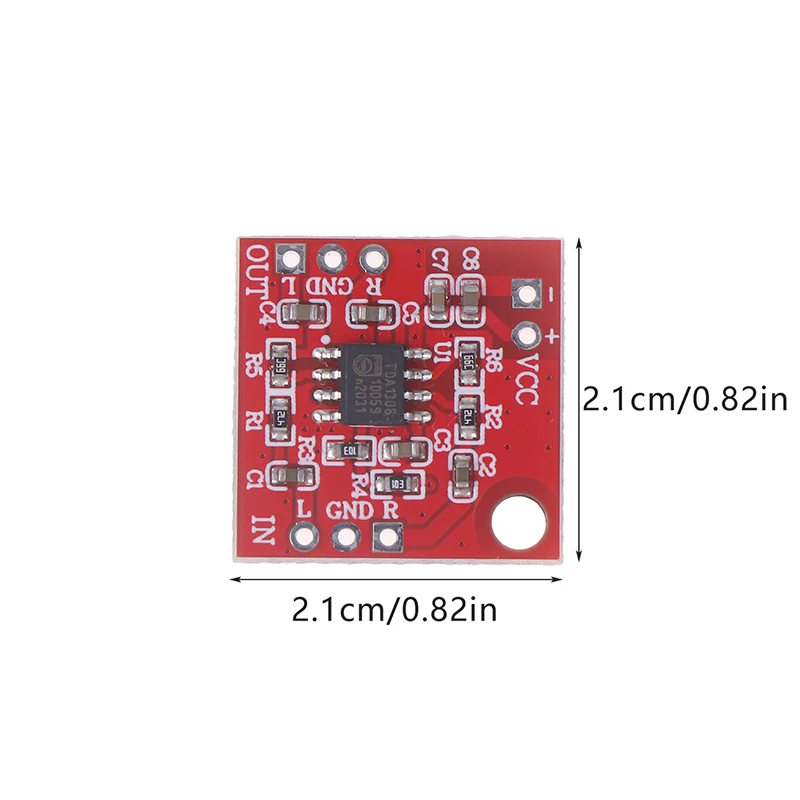 TDA1308 Stereo Headphone Amplifier Board - 3V-6V Preamp Module with Hi-Fi Sound Quality, DIY Audio Project Ready