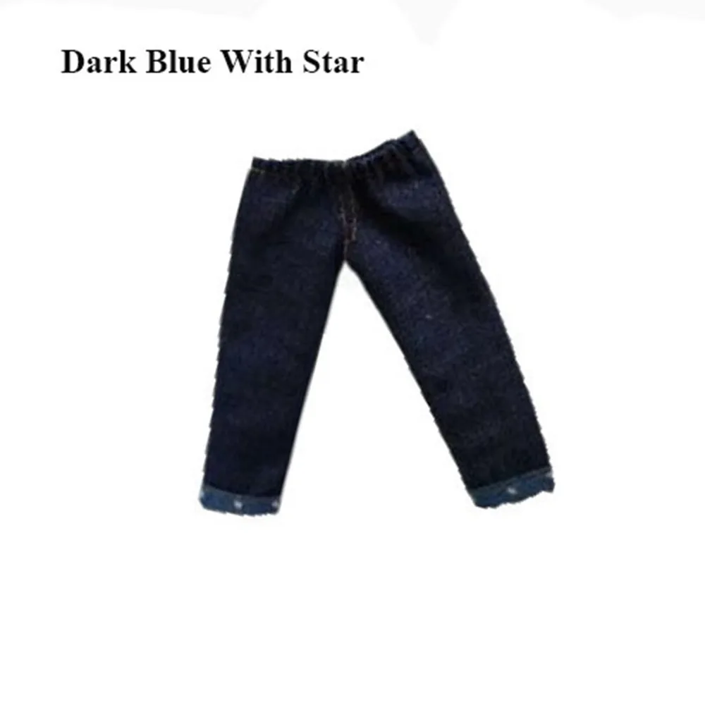 

Casual Wear Flip Up Denim Pants Handmake Fashion Cute Trousers DIY Accessories Kids Toys for Blythe ob24 Dolls