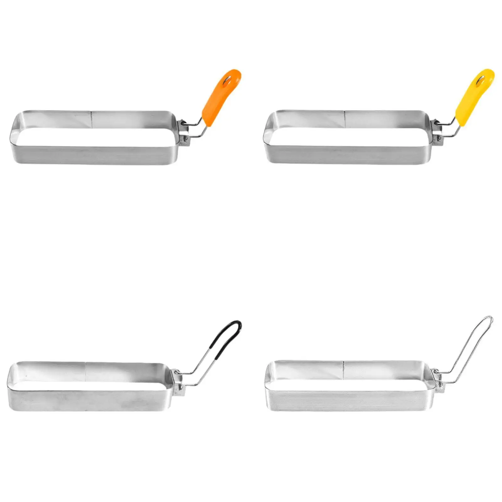 Fried Egg Egg Cooking Model for Breakfast Sandwich Crumpet s with Handle Muffin Omelette Rectangular Non Sticky