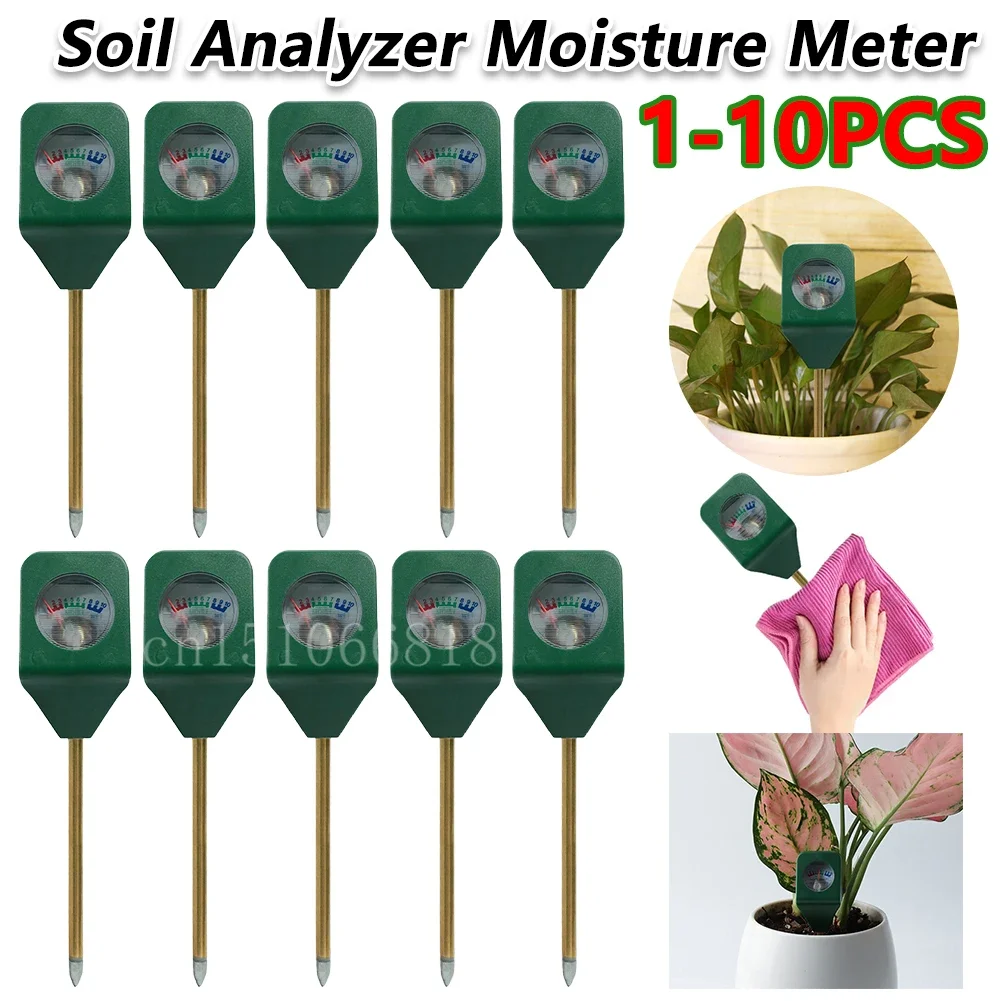 Mini Portable Hygrometer Tester Soil Moisture Meter Garden Plant Water Analyzer Home Flower Potted Soil Moisture Sensor Detector