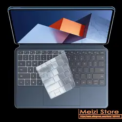 TPU Laptop Keyboard Cover Protector for Huawei MateBook E Go 2-in-1 12.35-inch GK-W76 DDR-W76/ Matebook E 2023 2022 12.6 inch