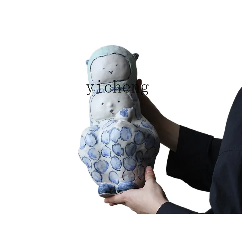 L7-14 high-end art ornament living room desktop decoration ceramic handicrafts opening gift