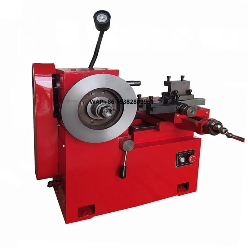 Automatic 220V/110V New Automobile Workshop Equipment Brake Disc Lathe Grinding Cutting Polishing Machine Car Repair Tools