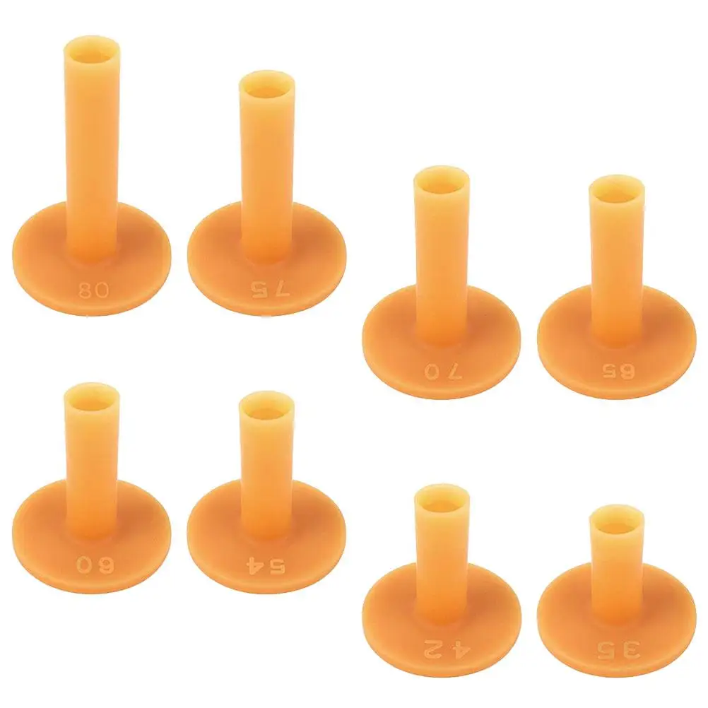 

8pcs Golf Professional Golfs Holders Sockets Professional Holders Durable Practice Golfs Tees Stands Supplies Stable White Color