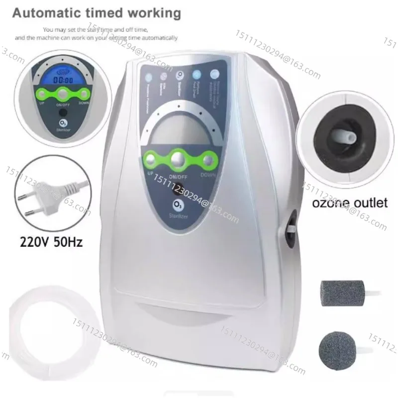 Household active oxygen machine, food purifier, ozone generator, fruit and vegetable freshener, kitchen air purifier 220
