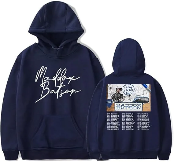 Maddox Batson j'ai besoin d'un camion Tour sweats à capuche Merch unisexe mode à manches longues élégant personnalisé sweats à capuche